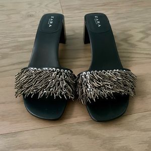 Zara Embellished Sandals